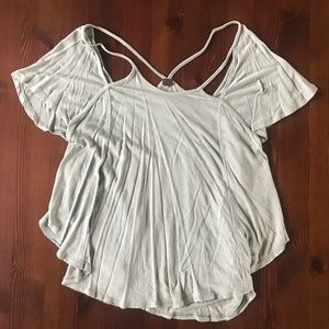 Free People Cut-Out Tee